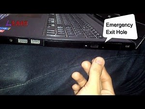How to Manually Eject a Stuck CD/DVD Drive from Laptop