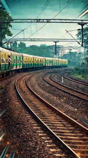 Beautiful Full Length Train Curve Shot 😱🚆