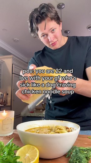 recipeincaption (@recipeincaption) - Creamy Chicken Noodle Soup Recipe With Potatoes