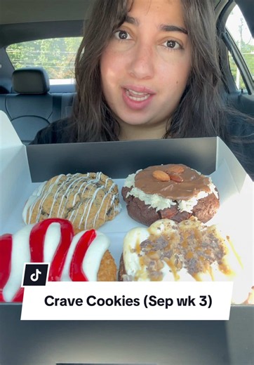Crave Cookies this week are delicious @Crave Cookies @Crave Cookies John's Creek #crave #cookies #dessert #mukbang #review