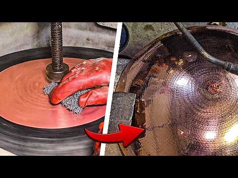 Watch These Surprising Steps Turn Copper Into a Shiny Work of Art🔥