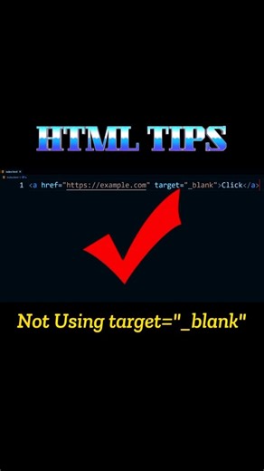 HTML Anchor Tag Explained | #shortsfeed