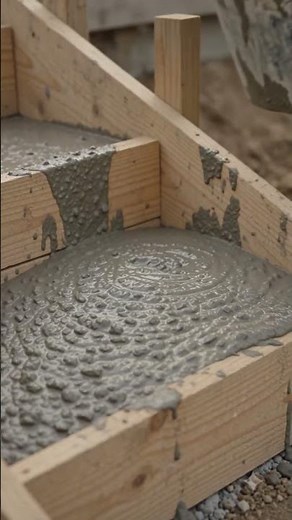 Professional Concrete Stair Finishing Technique #concrete #stairs #work