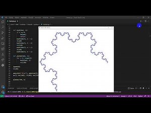 Fraktale - płatek Kocha stopnia 4