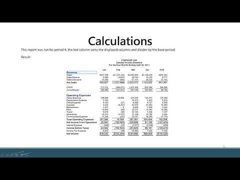 How to Complete Calculations in Management Reporter