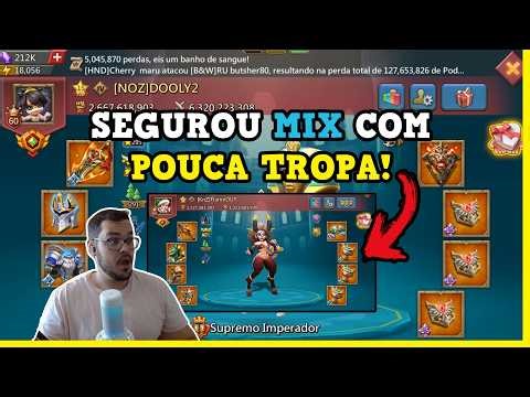 This is the perfect composition for those with a small troop base! Lords Mobile