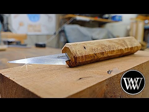Making Your Own Carving Knife Handle With Live Oak