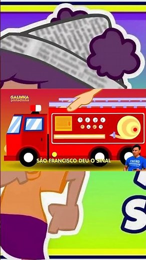 Coloquei Marcha Soldado Galinha Pintadinha de trás pra frente