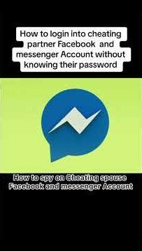 How to catch cheating spouse on their Facebook and messenger... #Shorts #htechhack