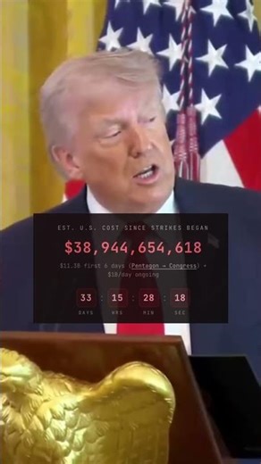 billions for war but none for us got it overlay is how much were spending for Iran!