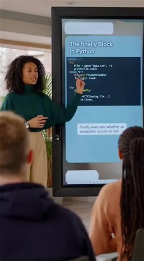 The Germany University teacher teach the basic of finally block in python #code #webdeveloper #webdevelopment #codinglife #vrial #fyp #Endfield #finallyblock #python