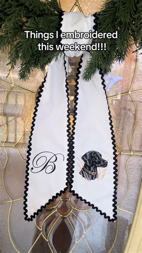 Creative Wreath Sashes: A Weekend of Embroidery