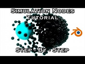 Particles and Sphere Interaction Using Simulation Nodes - Blender Tutorial