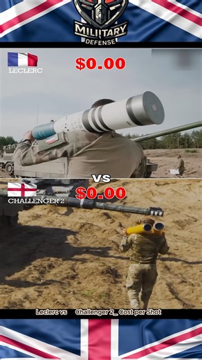🇫🇷 Leclerc vs 🇬🇧 Challenger 2_ Cost per Shot | military defense