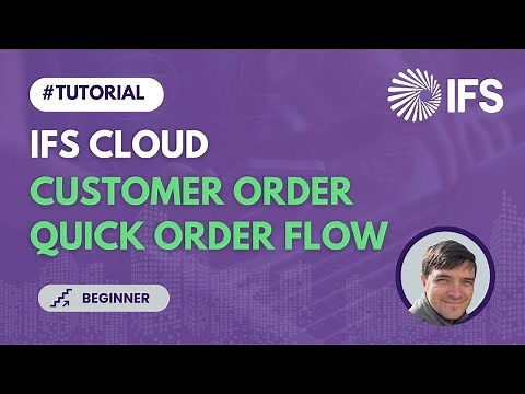 Processing Customer Order via Quick Order Flow in IFS Cloud (tutorial) (7)