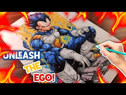 Vegeta Like You’ve Never Seen Before 🔥| Pencil Drawing Masterpiece 😎 | Anime Art