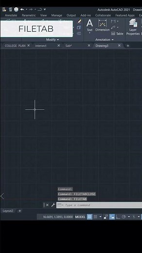 FILE TAB #sabeercad #autocadtips #autocadtutorial #autocadbasics #autocad2025 #filetab