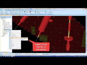 Datamine Studio - Formatting templates in the 3D wnidow