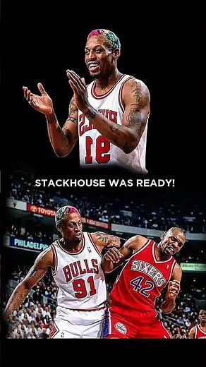 Rodman’s Hard Foul Backfires on Stackhouse! 😡
