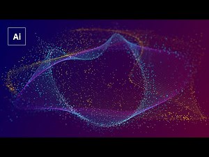 Sound Wave Particles in Adobe Illustrator