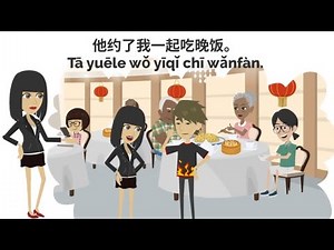 Chinese Conversation for Beginners| Learn Chinese Online 在线学习中文|中文对话: 我喜欢这个人 part III: 他很随和也很幽默