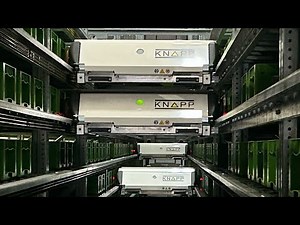 Automatic Storaging System from Knapp with 40 Shuttles, available 2023