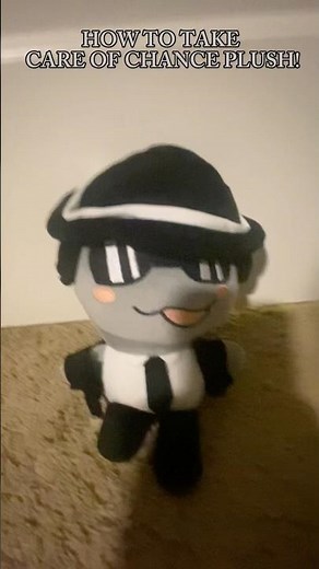 How to take care of CHANCE PLUSH #plushies #plush #forsaken #roblox #forsakenroblox #chance #shorts