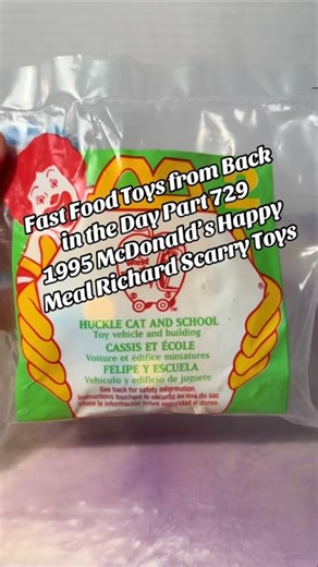 I remember the huckle cat one most! Fast Food Toys from Back in the Day Part 729 1995 McDonald’s Happy Meal Richard Scarry Toys #mcdonalds #happymealtoys #happymeal #90snostalgia #90skids #toyreview #memorylane | CPJ Collectibles