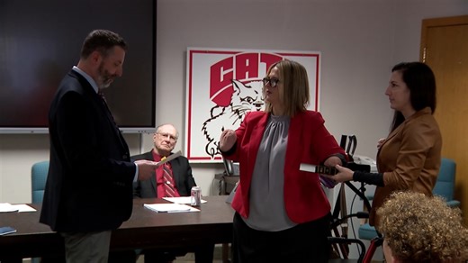 Woman who lost all 4 limbs sworn into school board, hopes story inspires others