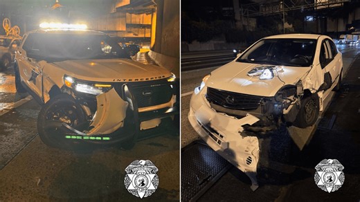 WSP cruiser hit by suspected drunken driver on I-5 in Seattle