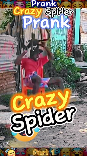 Prank: Crazy Spider #prank #comedia #pegadinha #viral