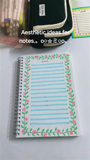 Aesthetic notes ideas✨️ #aestheticnotes #fyp #trending