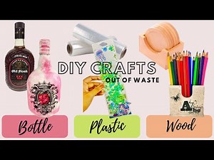 Best out of Waste Crafts 😍 || Recycled Crafts 😍 || Crafts to do when bored 😐 ‪@CrafterAditi‬