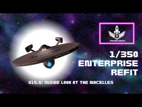 1/350 USS Enterprise Refit – Update 15.5 | Nacelle Wiring Progress ⚡