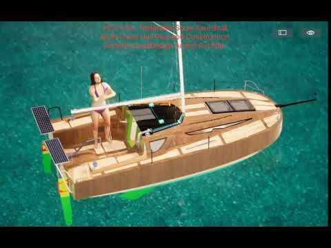 16ft 4.9mTrailerable SCOW Sail Boat Chine Hull Plywood Epoxy Architecture&Design Andrei Rochian