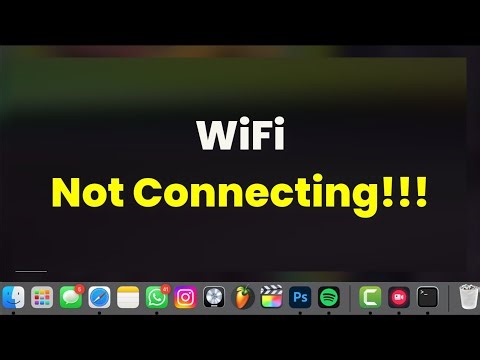 WiFi Not Connecting Issue - MacBook /Mac / MacOs - Fix - 2026