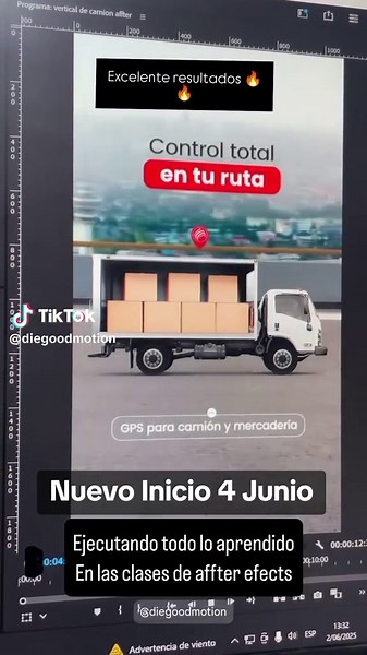 🎬 Mira lo que ya está logrando uno de mis alumnos gracias a lo que aprendió en el reto #MotionPro 💪🔥 Esto es lo que pasa cuando te tomas en serio aprender animación. El nuevo grupo empieza este 4 de junio. ¿Te sumas? 🚀 Link en el perfil #MotionPro #animation2d #AfterEffects #diegoodmotion #motiongraphics