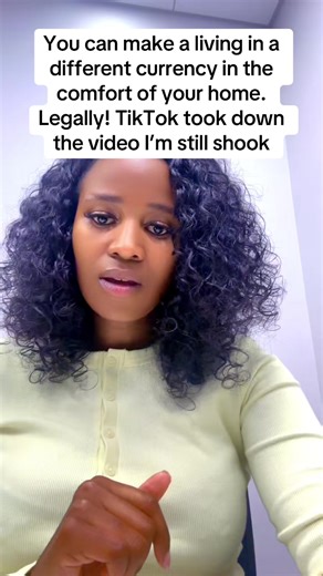 You can make a living in a different currency in the comfort of your home. Legally! TikTok took down the video I’m still shook