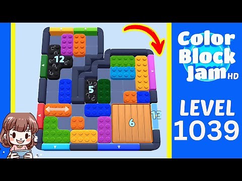 Color Block Jam Level 1039 Solution Walkthrough