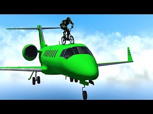 BMX RIDING ON PLANES! (GTA 5 Funny Moments)