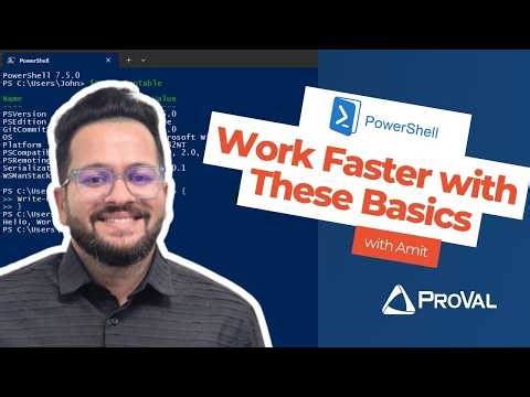 PowerShell: Walkthrough the Basics
