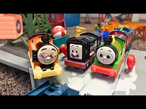 NEW Percy Nia & Diesel All Engines Go Trains! Fun Package Drops - Thomas & Friends Trackmaster