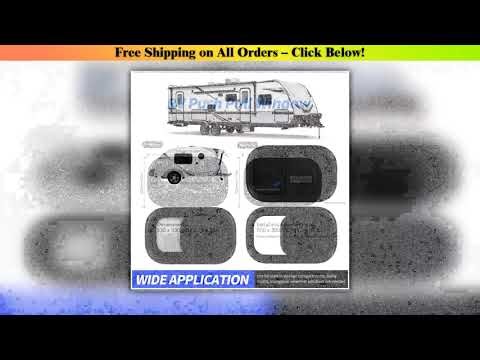 Motorhome Window RV Sliding Window L500 H300mm Tempered Glass UV Window Insect Screen for Trailer