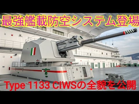 2026 Type 1133 CIWS: The Japanese Navy's latest electronically improved carrier-based air defense...