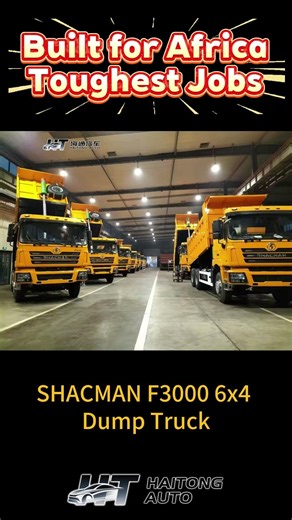 🚛 Powerful SHACMAN F3000 6x4 Dump Truck – Built for Africa!