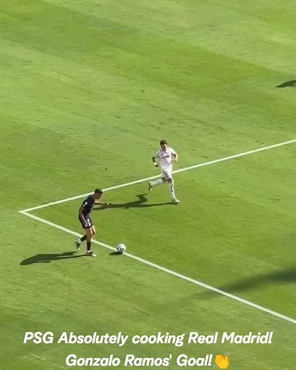 Gonzalo Ramos' Stunning Goal in PSG vs Real Madrid Match