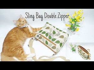 Cara Membuat Tas/Sling Bag/Double Zipper