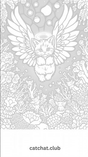 Free Adorable Kitty Cat Coloring Pages #shorts