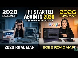 If I Started Coding from Scratch in 2026 (Google Engineer's Roadmap) 🗺️ #softwareengineer #roadmap