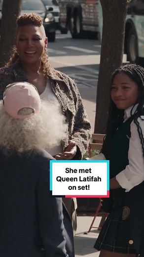 Unexpected Encounter with Queen Latifah on Set!